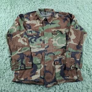 Medium Coat Woodland Camouflage Combat Usa Military